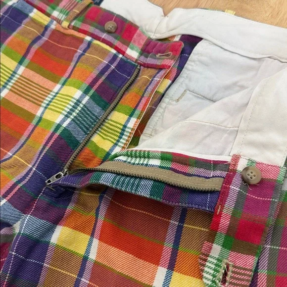Ralph Lauren Men's Colorful Plaid Chinos